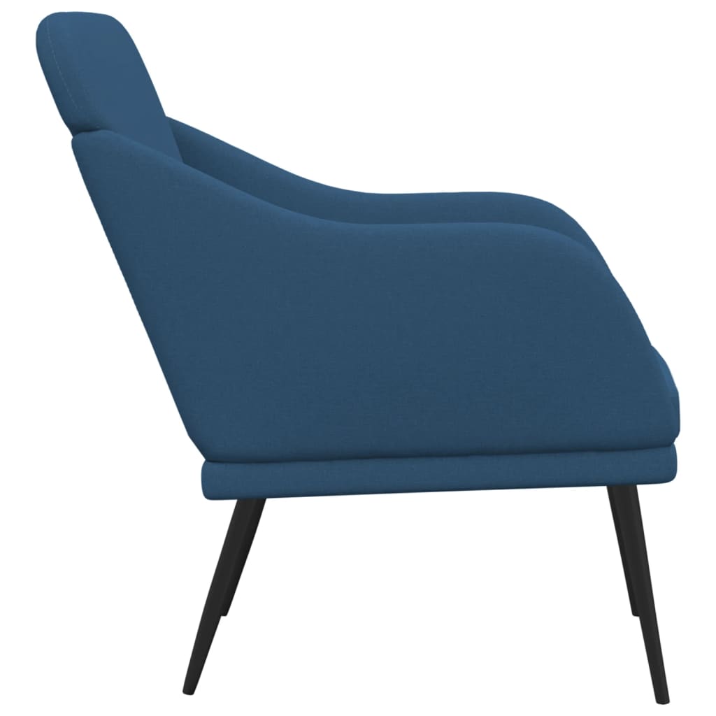 Armchair Blue 63x76x80 Cm Fabric\