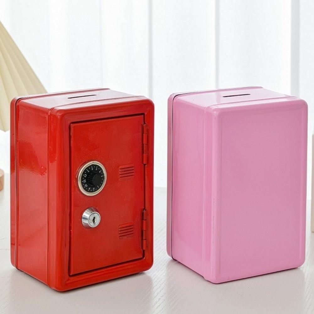 Password Lock Mini Safe Box Anti-Theft Strongbox Decorative Box Money Bank  Desktop Storage
