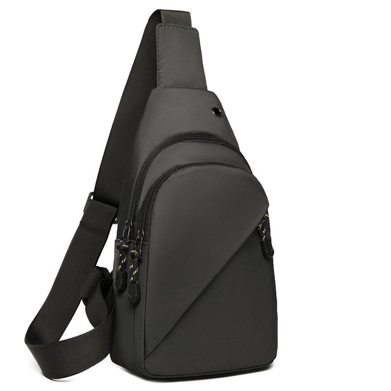 Men's breast bag, multi-functional and fashionable wallet, new large-capacity casual mobile phone small bag, messenger bag.