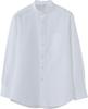 Seven Uniform GH7021-0 Long Sleeve Stand Collar Oxford Shirt, White, SS