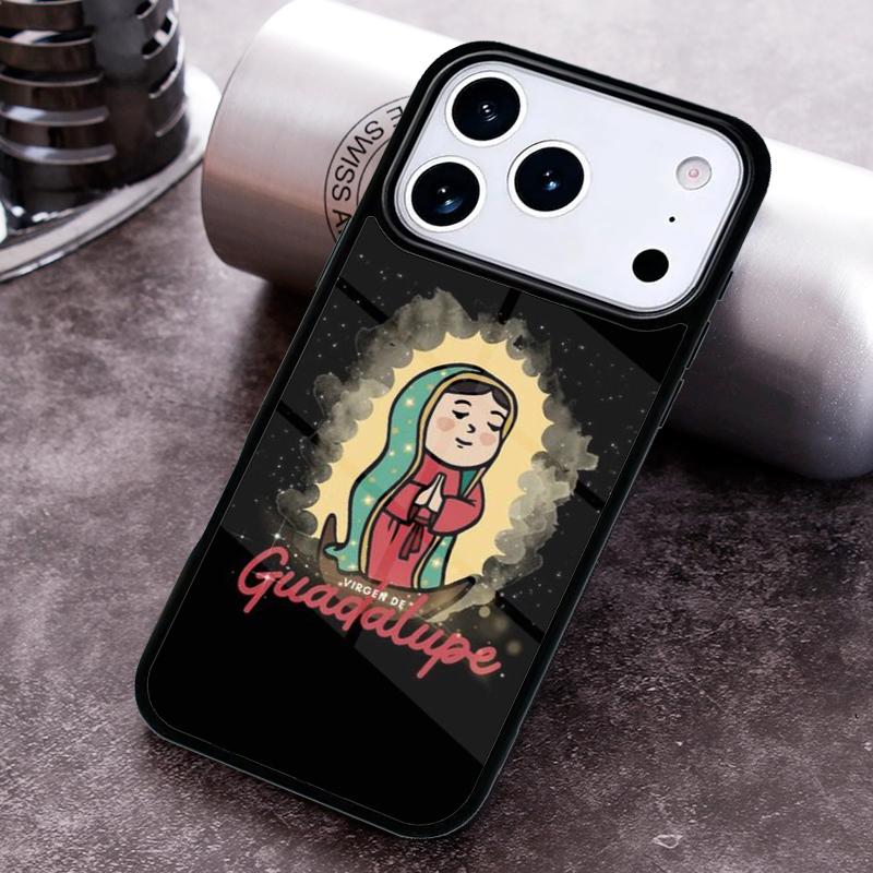 New Virgin De Guadalupe Phone Case for iPhone 17 16 15 Pro Max Air 14 13 12 11 Plus Shockproof Capa Cover
