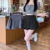 Women's High-Waist Polka Dot A-Line Cake Skirt – Summer 2025 Style, Fluffy & Short