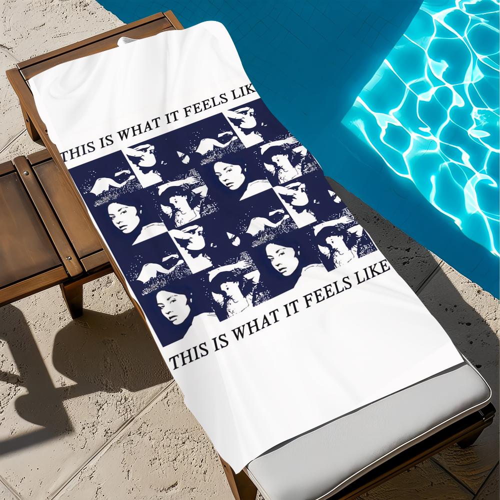 G-gracie singer Towel Beach Quick Dry Soft A-abrams Pool Towels Gift for Travel Gym Shower Camping sports