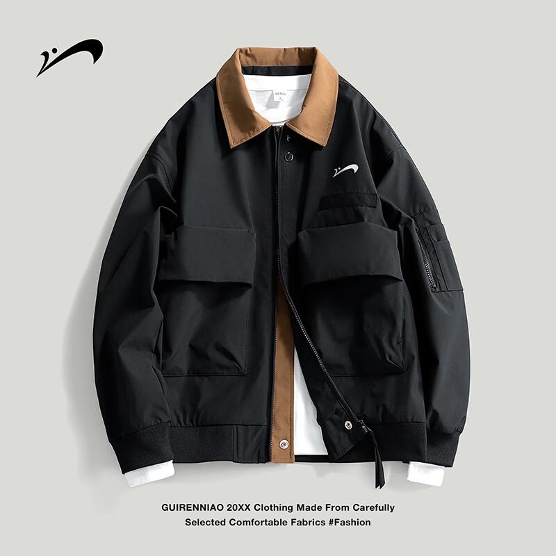 

Guirenniao Men s Retro Workwear Jacket 4XL