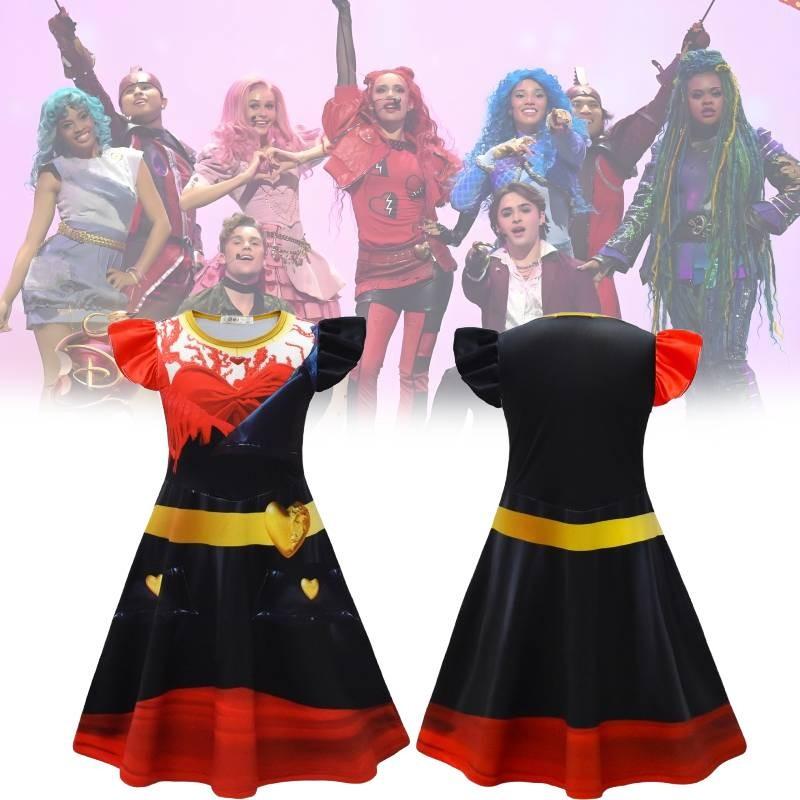 Descendants Rise The Of Red Cosplay Outfits Fashion Halloween Role Costumes Play