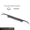 Car Rear Bumper Diffuser Lip for Mercedes Benz E Class W211 E55 AMG Sedan 2002-2006 Rear Diffuser Lip Spoiler FRP/Carbon Fiber