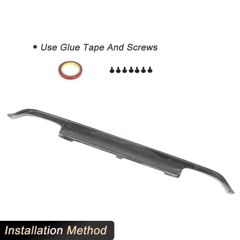 Car Rear Bumper Diffuser Lip for Mercedes Benz E Class W211 E55 AMG Sedan 2002-2006 Rear Diffuser Lip Spoiler FRP/Carbon Fiber