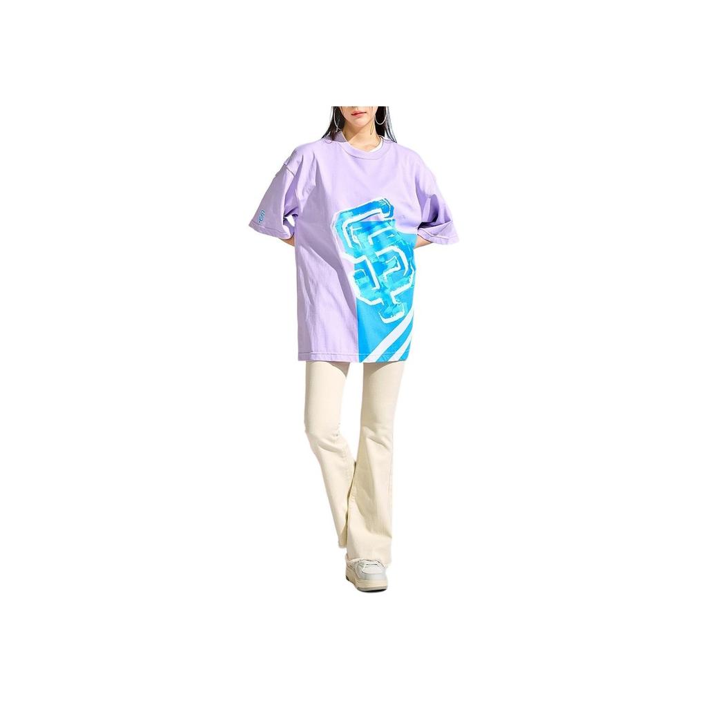 New MLB T Shirt Unisex Light Purple 3ATSL0433-14LDL