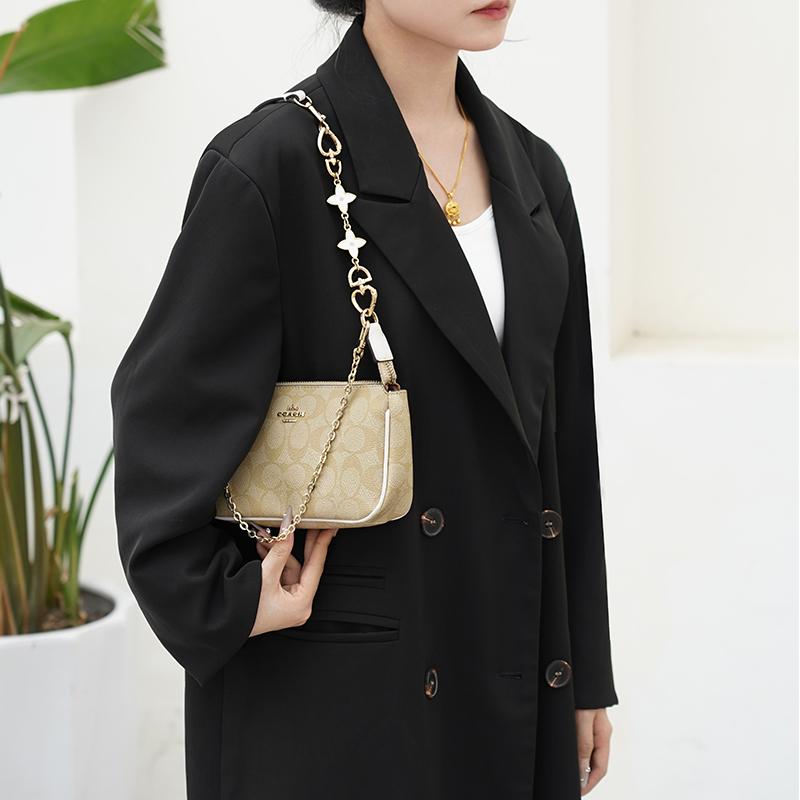 Lan Bao Fan Alloy Metal Bag Strap Women's Gold tone DW-ZGA202
