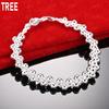 925 Sterling Silver Double-Layer Braided Bead Bracelet - Exquisite Gift Jewelry