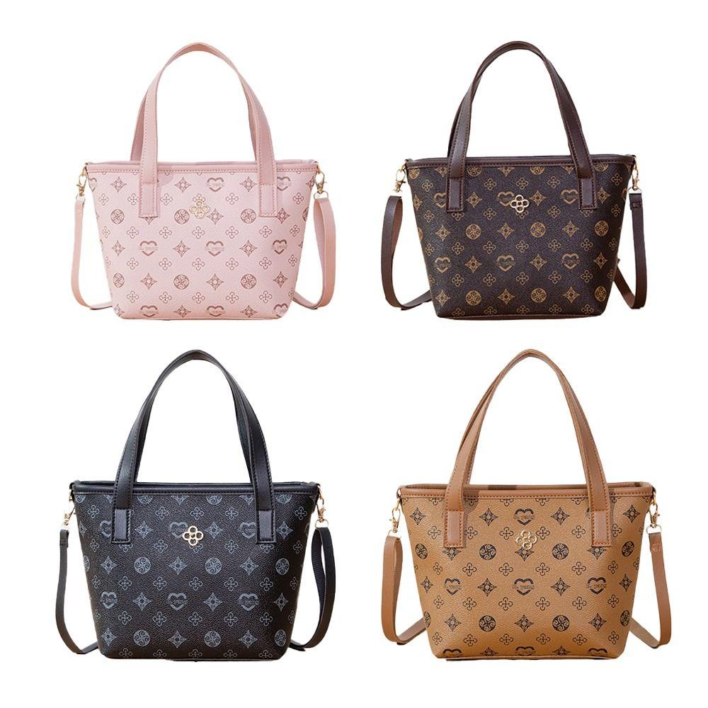 

Exquisite Women s Handbags PU Bucket Bag 2025 Crossbody Bag рожевий