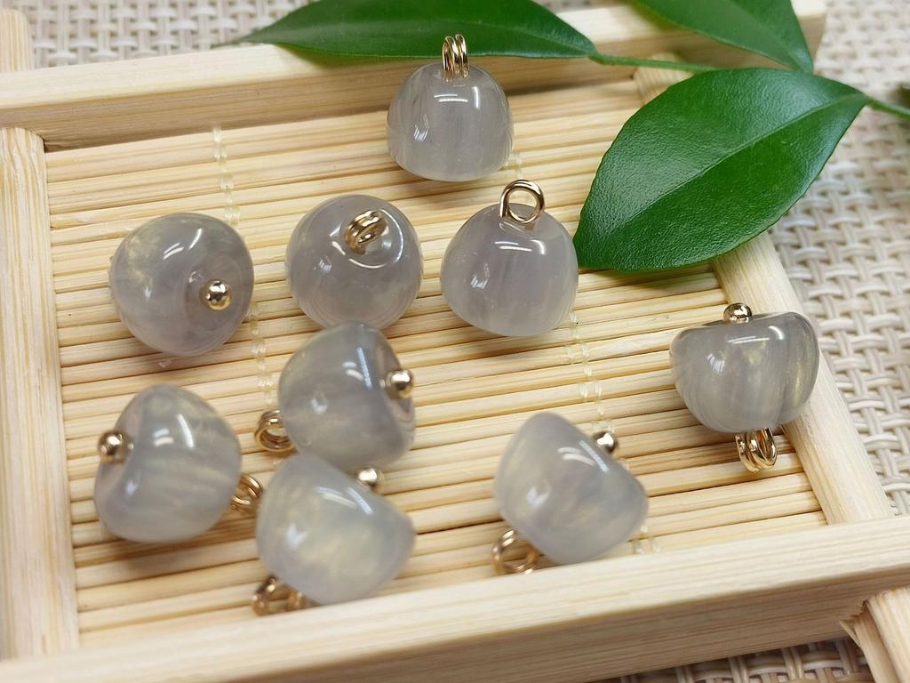 10pcs/set Apple-shape Buttons 11mm Resin Shank Buttons For Clothes Blouse Shirt Accessories DIY Crafts Handmade Decorative Beads