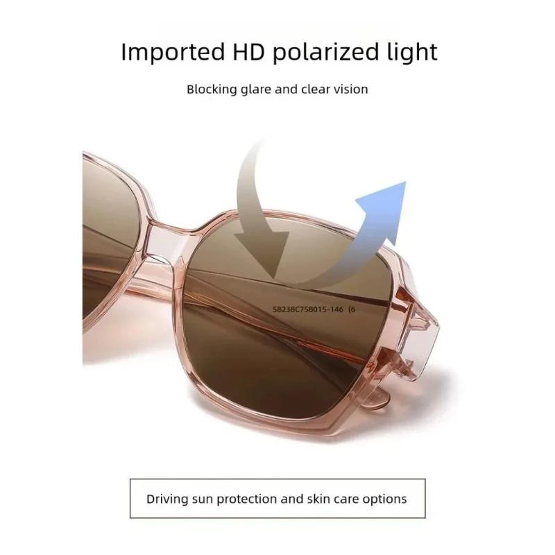 Advanced Large Frame Sunglasses Classic Square Frame Wear Over Myopia Prescription Glasses Ultra Light Outdoor Eye Protection