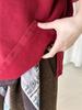 Korean Style Oversized Fleece T-Shirt for Women - Round Neck & Drop Shoulder