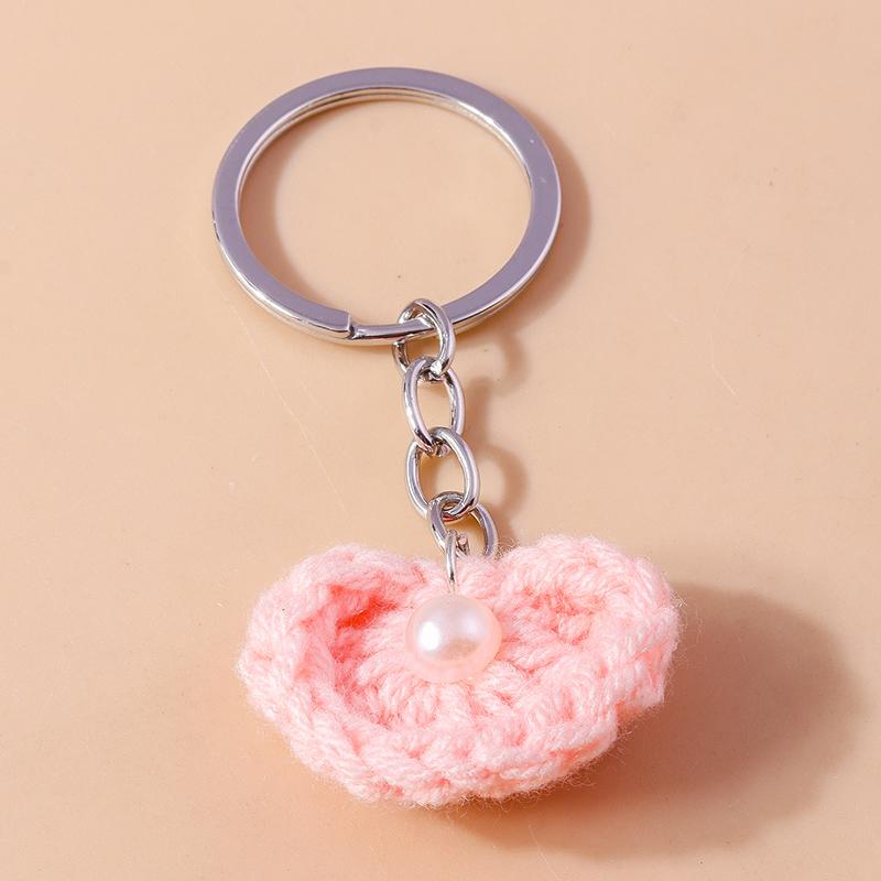 Lovely Handmade Bee Keychain Animal Key Ring Pendants for Women Girls Handbag Decor DIY Kid's Jewelry Gifts