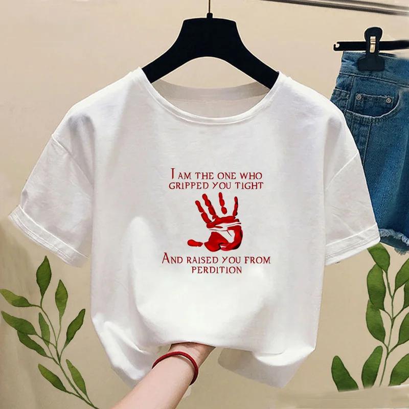 Women Supernatural Winchester Bros Print Tshirt Summer Fashion Cute Anime Ullzang Short Sleeved Tshirt GirlDrop Ship