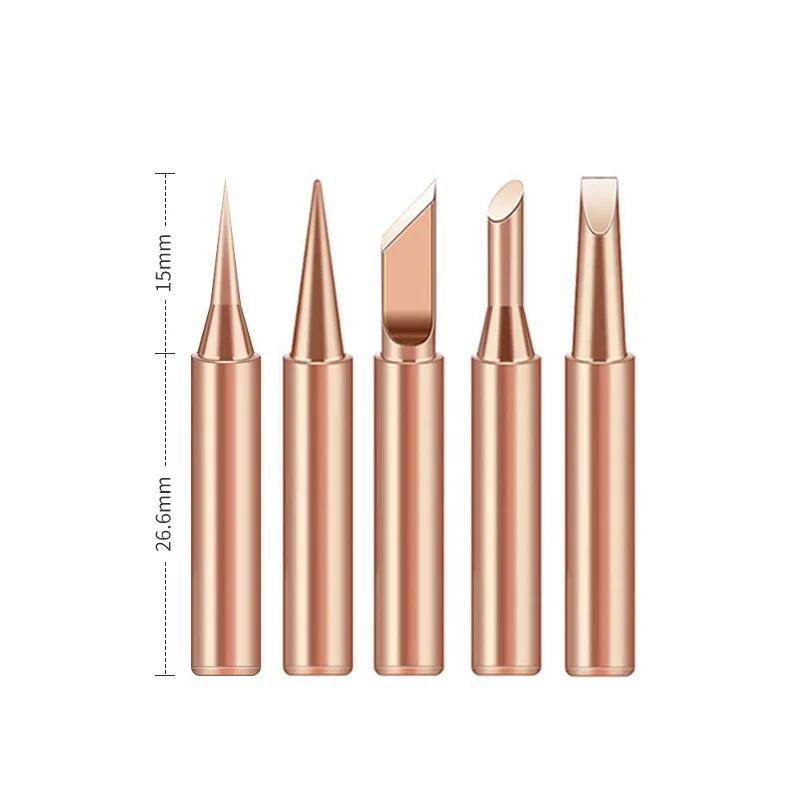Lead-free Environmentally Friendly Soldering Iron Ip 900M-T I+B+K+2.4D+3C Copper Soldering Iron Tip Soldering Station Iron Head