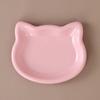 Cat Shape Cat Food Bowl Non-slip Cat Plates Cute Kitten Bowl  Pet Feeding