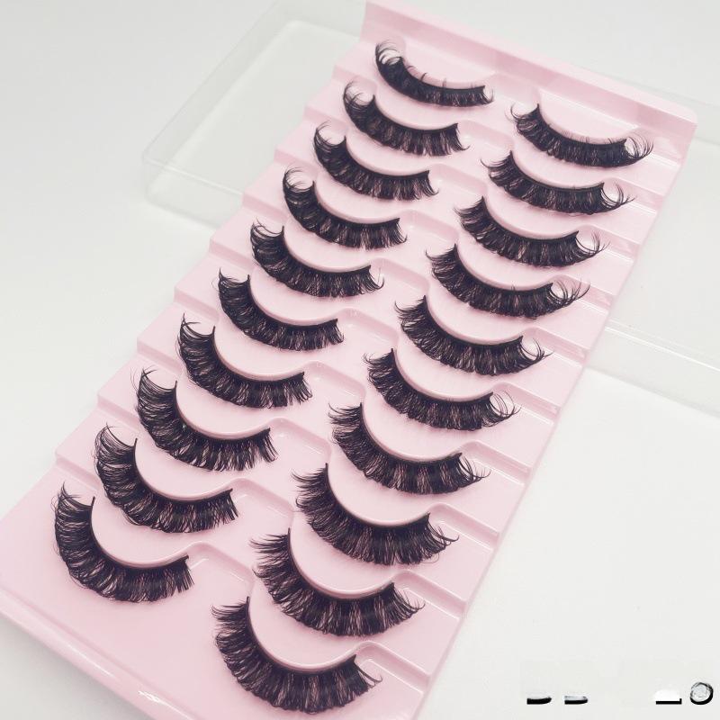 Xiyin Style European & American Thick Curled Imitation Mink False Eyelashes