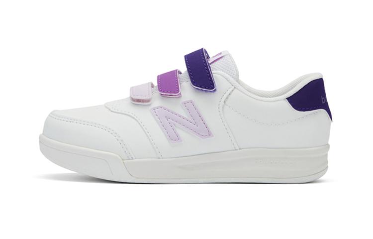 New Balance NB CT60 Breathable And Lightweight Low top Kids  Skateboarding Shoes White Purple PVCT60RP 33.5