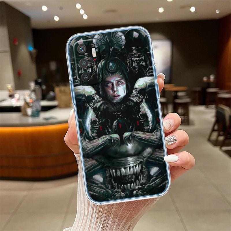 

NH4 Aliens vs Predator Xenomorph Transparent Phone Case for Samsung Galaxy A04 A04S A14 A23 A34 A54 M23 M33 M52 M53 Galaxy A04