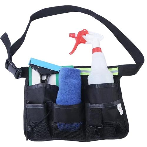 MINGYI Waist Bag, Apron Bag, Organizer, Work Pouch, Cleaning Supplies, Small Item Holder, Waist Bag for Caregivers, Nurses, and Food Service Staff