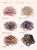 Hair Gizako 3cm [iijo] Ties, Design, Kids, 100-Piece Set, (New Pastel)