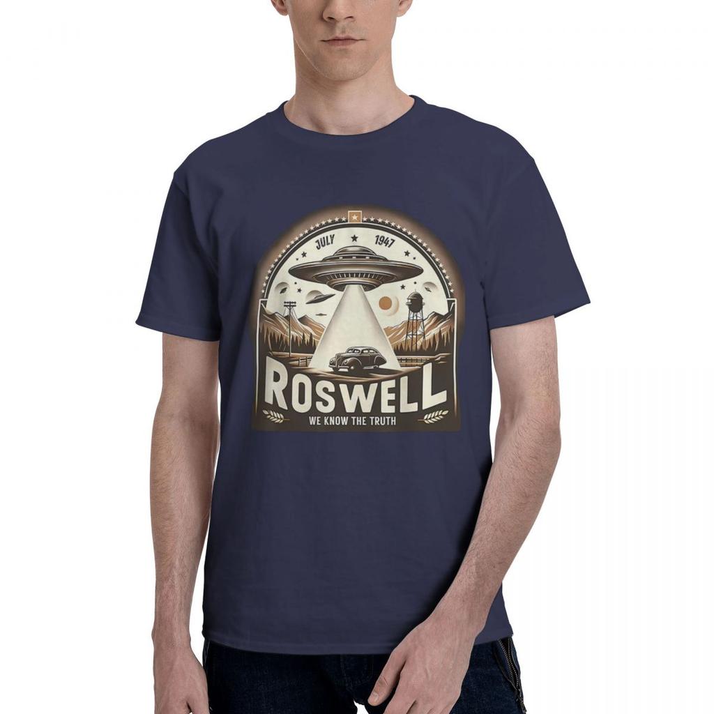 Roswell 1947 Alien 100 Cotton Casual Breathable Confortable Anime New Gifts And TShirts Mens Shirt