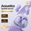 Bluetooth Wireless Earbuds with Transparent LED Lights, Smart Noise Cancelling, Hi-Fi Sound & Long Playtime for Sports Daily Use