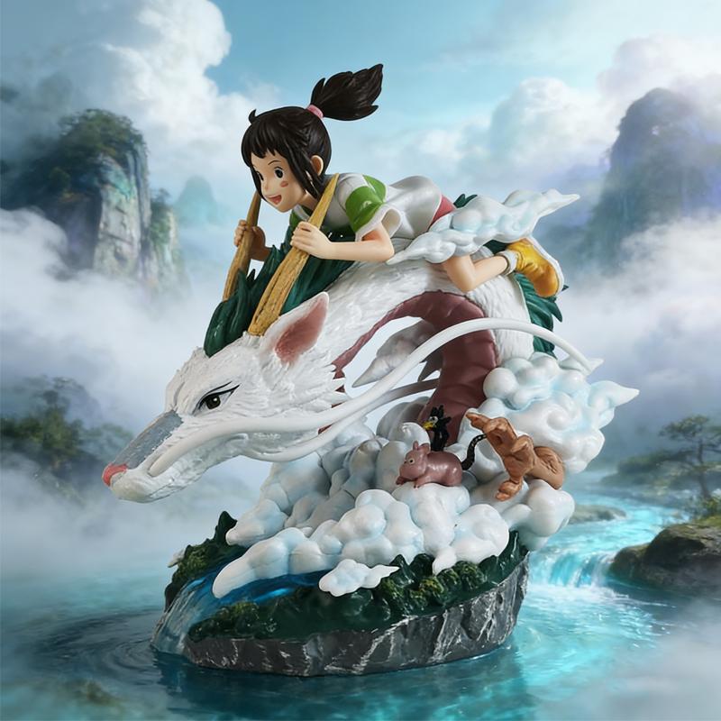 2025 Neue Ogino Chihiro & Nigihayami Kohakunushi Anime Figur PVC Action Modell Puppe Sammlerstück Spielzeug Geschenk Für Fans