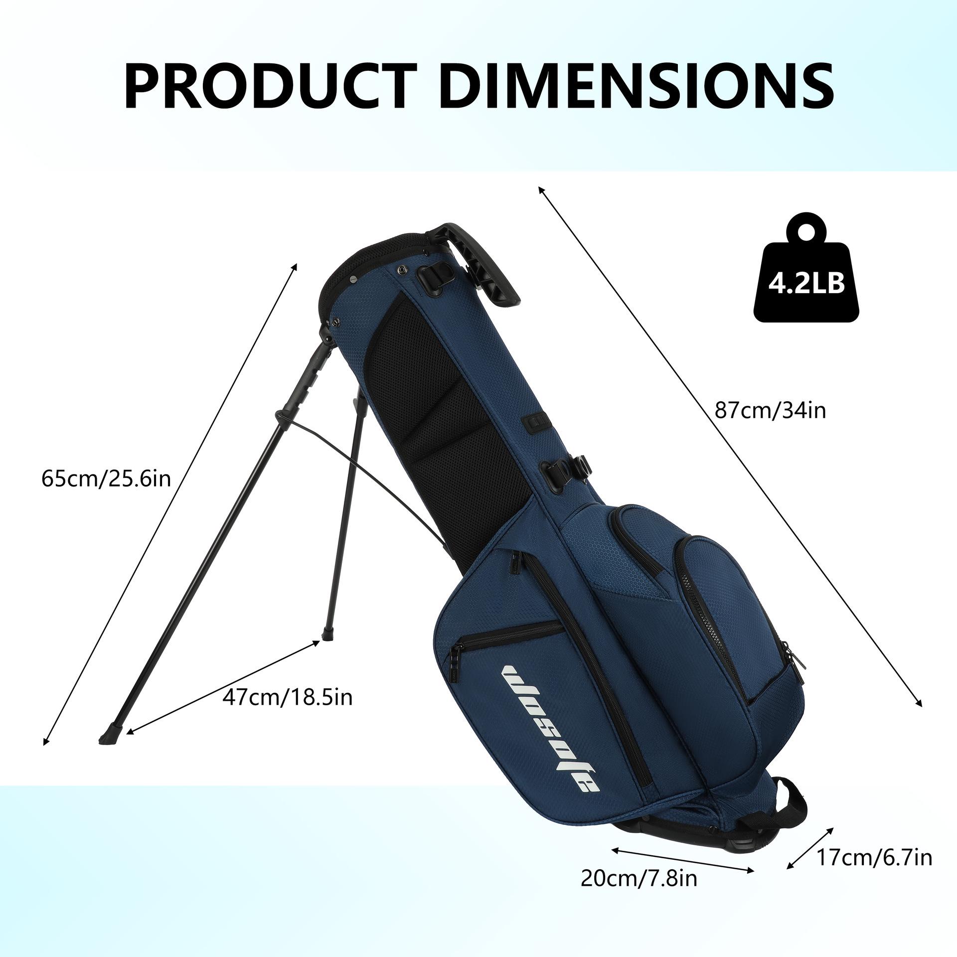 Multifunctional Cross-Border Golf Stand Bag for Complete Club Sets