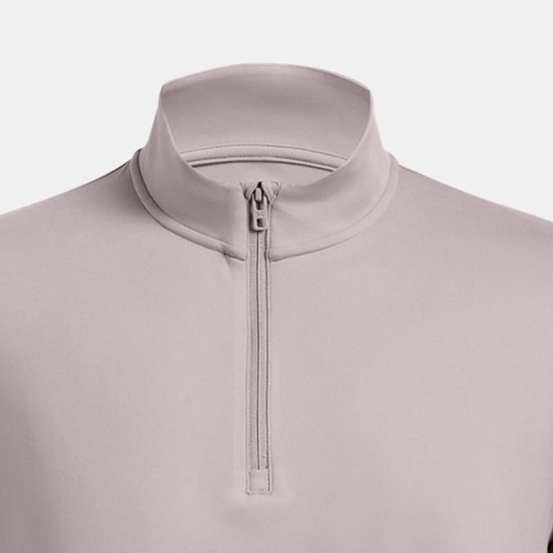 Under Armour Meridian UA Running Training Long Sleeve T-Shirt Men Tops Light-Purple 1387905-015