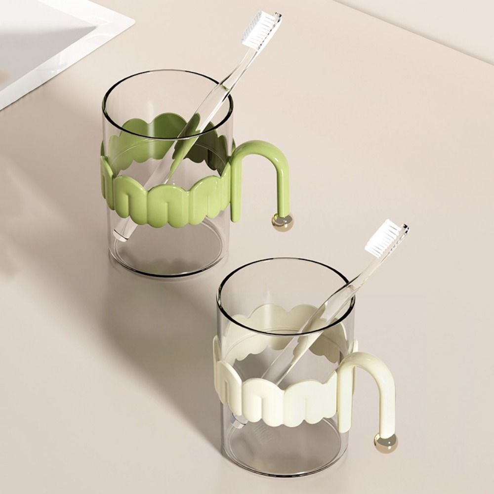 Space Saving Toothbrush Holder Set Plastic Toothbrush Toothpaste Holder  for Home