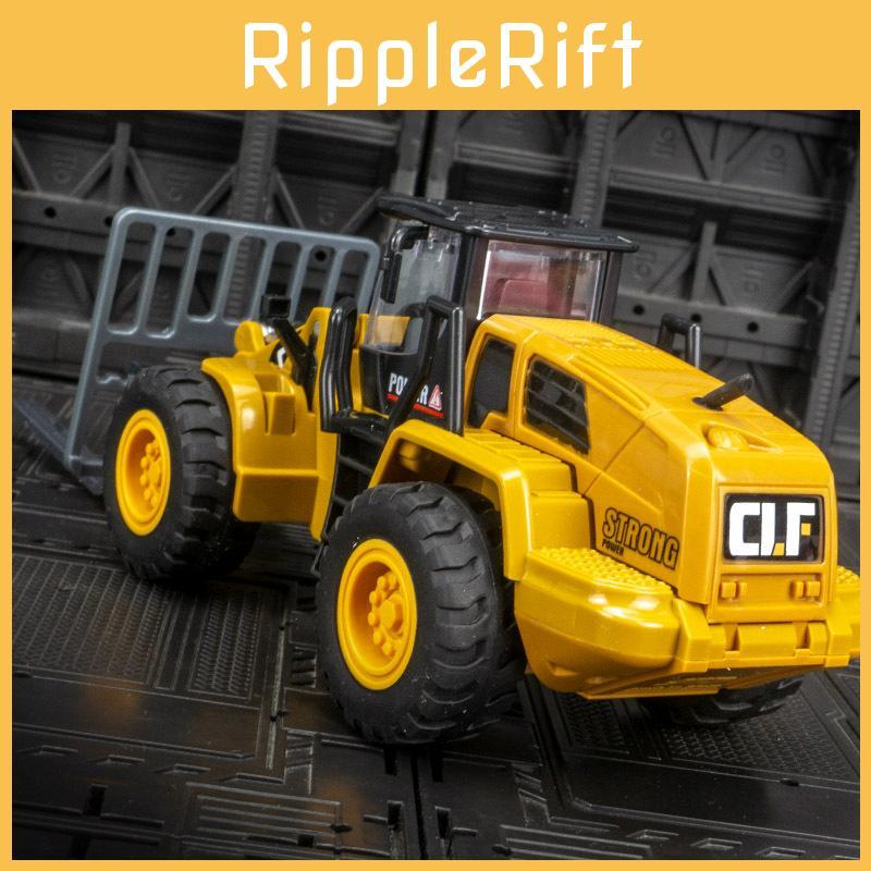 Vehicle Engineering Bulldozer Model With Flashing Lights For Collectors And Kids