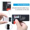 Battery Tester,Household Battery Tester,Universal Battery Tester,for AA AA C D 9V 1.5V Button Cell Batteries