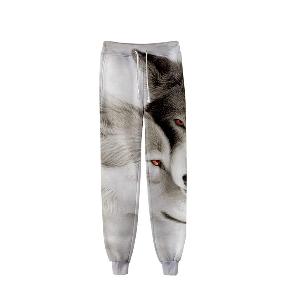 Wolf Tiere Mode Herren Track Jogger Baggy Hosen Hip Hop Sweatpants Pantalon Homme Streetwear Sweat 3D Hosen Fitnessstudio Kleidung