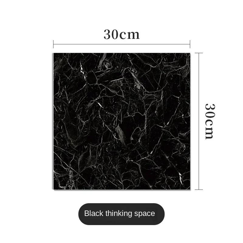 PVC Imitation Marble Wall Stickers Self-adhesive Floor Stickers Waterproof Bathroom Living Room Decoration Decals 30*30cm