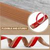 1pc 2m 7cmX2cm Self-Adhesive Floor Transition Strip, Flexible Wood Grain Design Edging for Carpet, Laminate&Floors, Threshold