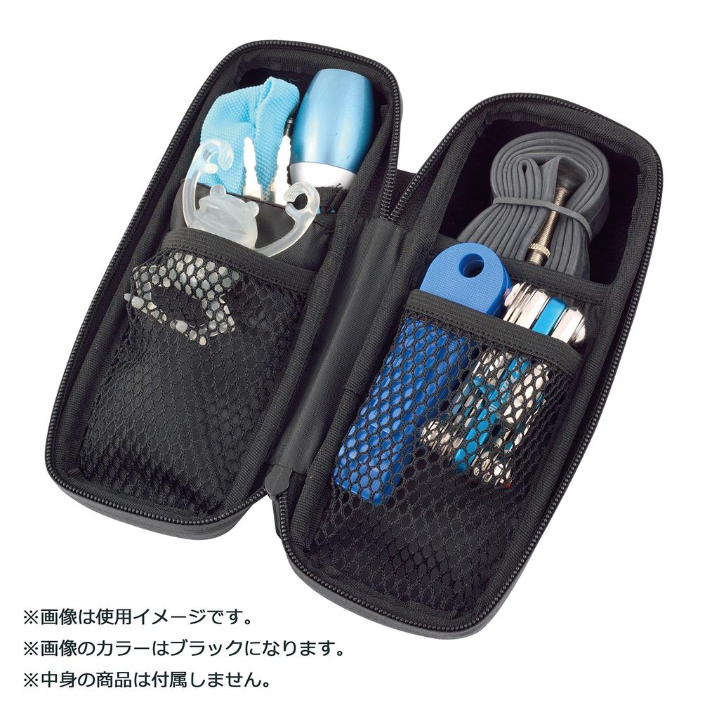 Noguchi Color Zip Tool Case Red Divided Pocket 082103 [Waterproof Tape]