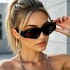 1 pz Occhiali da sole alla moda retrò europei e americani da uomo e donna tendenza versatile protezione solare estiva e protezione UV fr