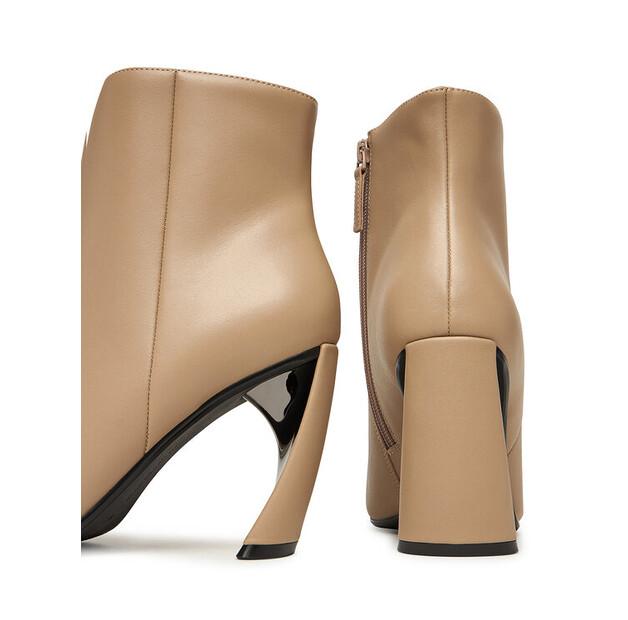 High Ankle Boots United Nude Zuma Bootie 1095293216 Beige