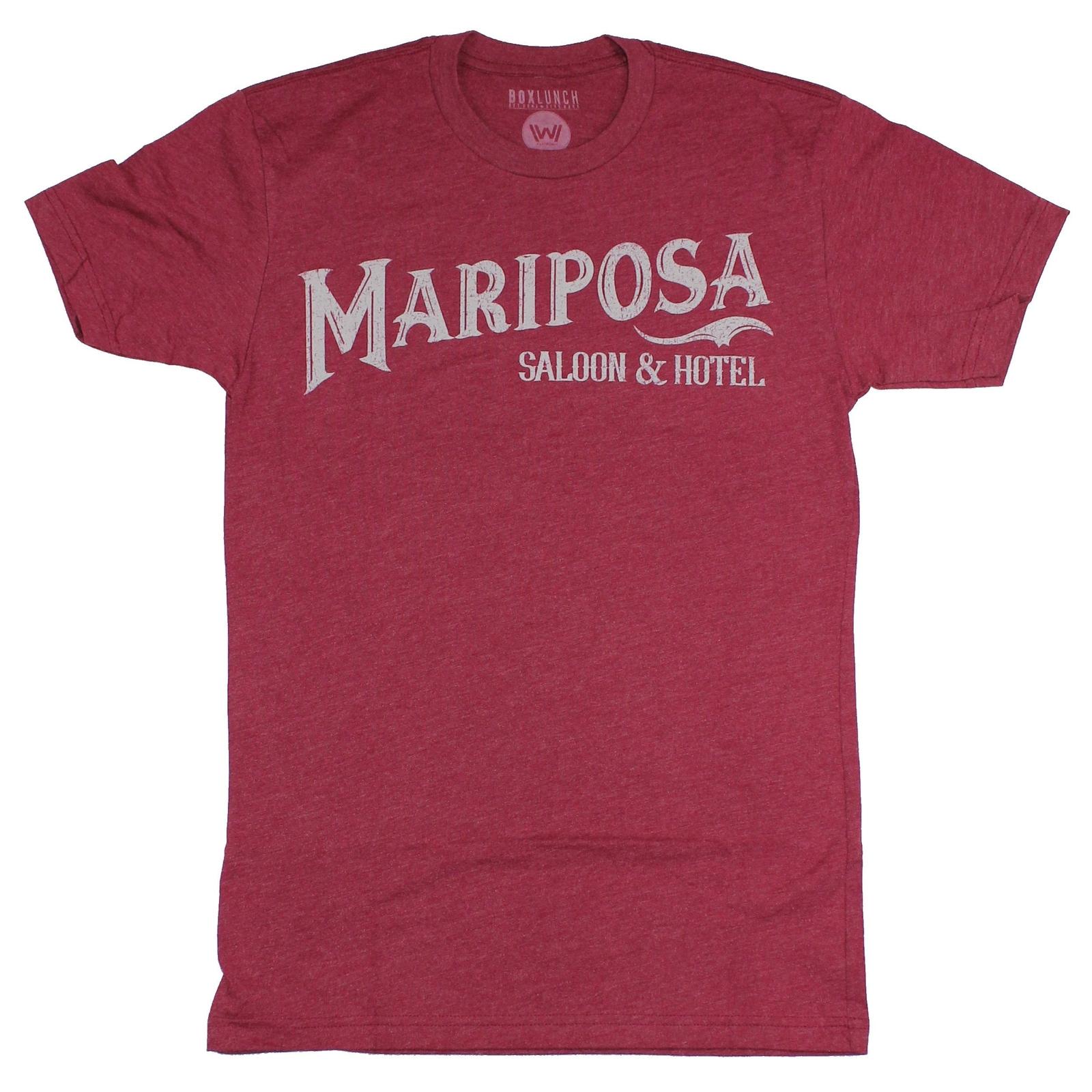 Westworld Adult New T-Shirt - Mariposa Bar And Hotel Distressed Logo XL
