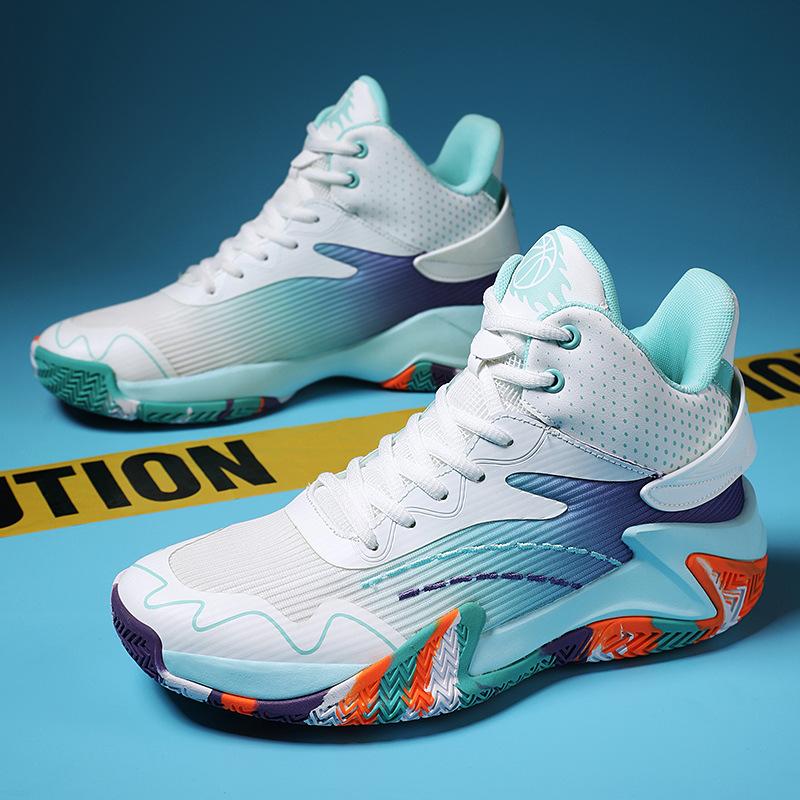Spring, summer and autumn casual sports breathable basketball shoes non-slip and wear-resistant lightweight sports running shoes