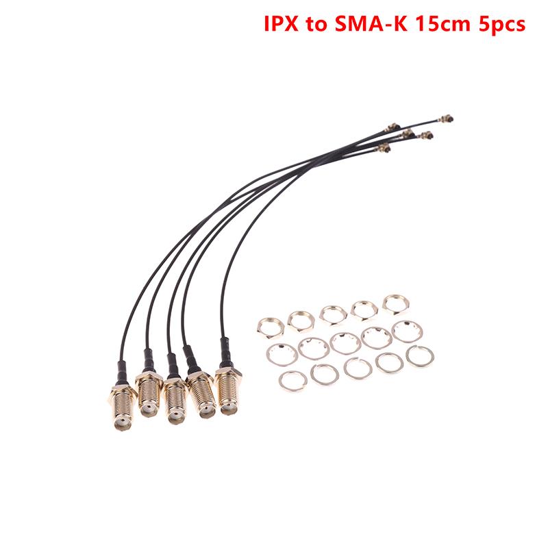 5Pcs/Lot Ipx To Connector Cable Female 1.13Mm Ipex To Sma Coax Adapter Cable Assembly Pigtail Extension Pigtail Cable