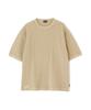 Schott NYC THERMAL PIGMENT O/D S/S T-SHIRT/Thermal Overdyed T-Shirt, Men's, Size L, 414, Natural, 782-3934008