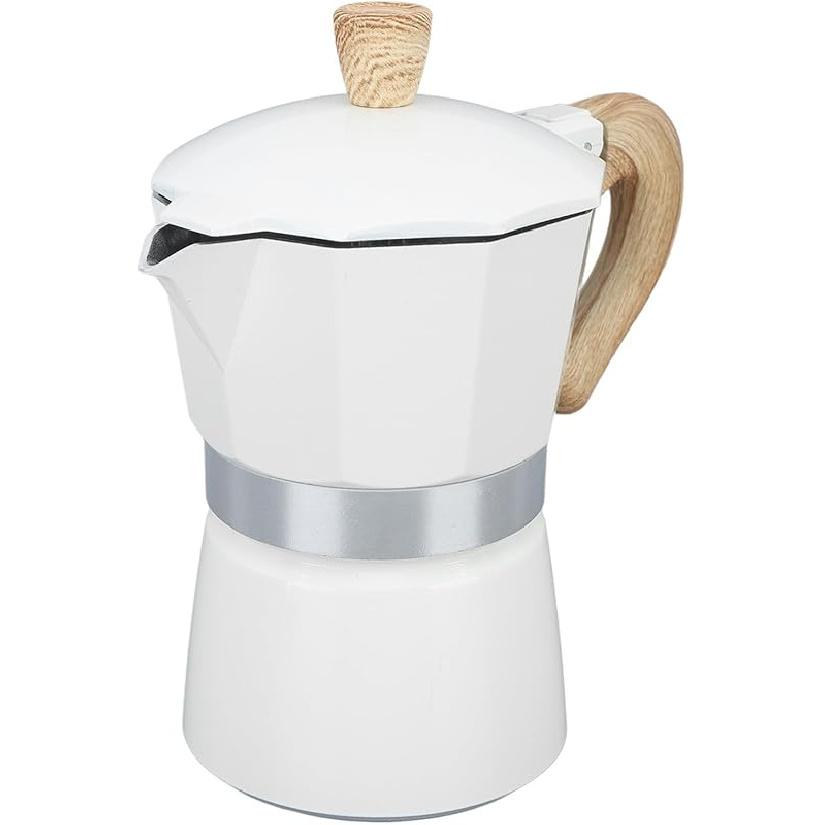 Coffee Maker,Mocha Pot,Italian Extractable Mocha Coffee Pot Kitchen Supplies,Household Coffee Maker,Percolator Coffee Pot, Easy To Use Outdoor Pour 3 cups 150ML