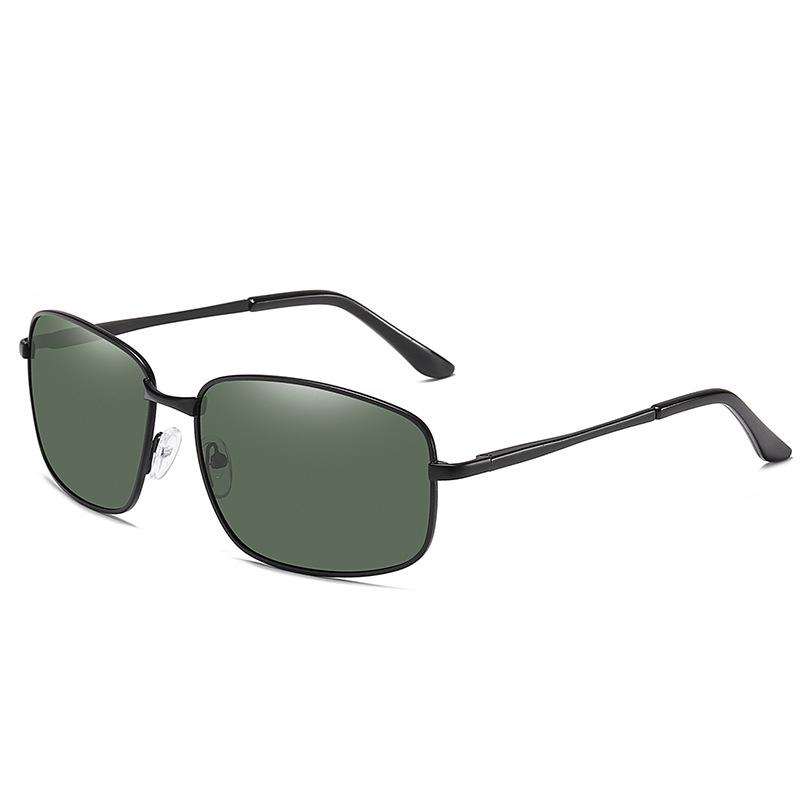

Мужские солнцезащитные очки Женские солнцезащитные очки Поляризованные солнцезащитные очки Новые мужские солнцезащитные очки металлические квадратные ретро зелёный