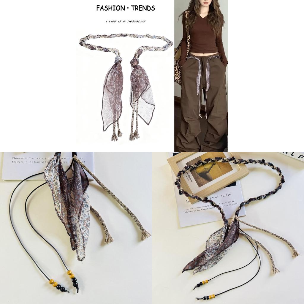 Bohemian Waist Chain Belt With Tassel For Women Casual Winter Accessory