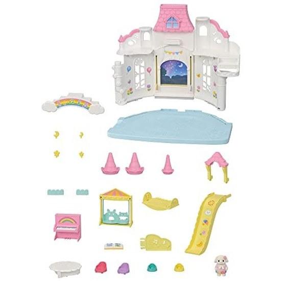 EPOCH Sylvanian Families Crèche Minna no Ohisama Hoikuen S-68 Certification ST 3 ans et plus Jouet Maison de Poupées