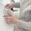 Cute Adjustable Bracelet Watch Handmade Pendant Chain Watch Beaded Quartz Watch Women Girls